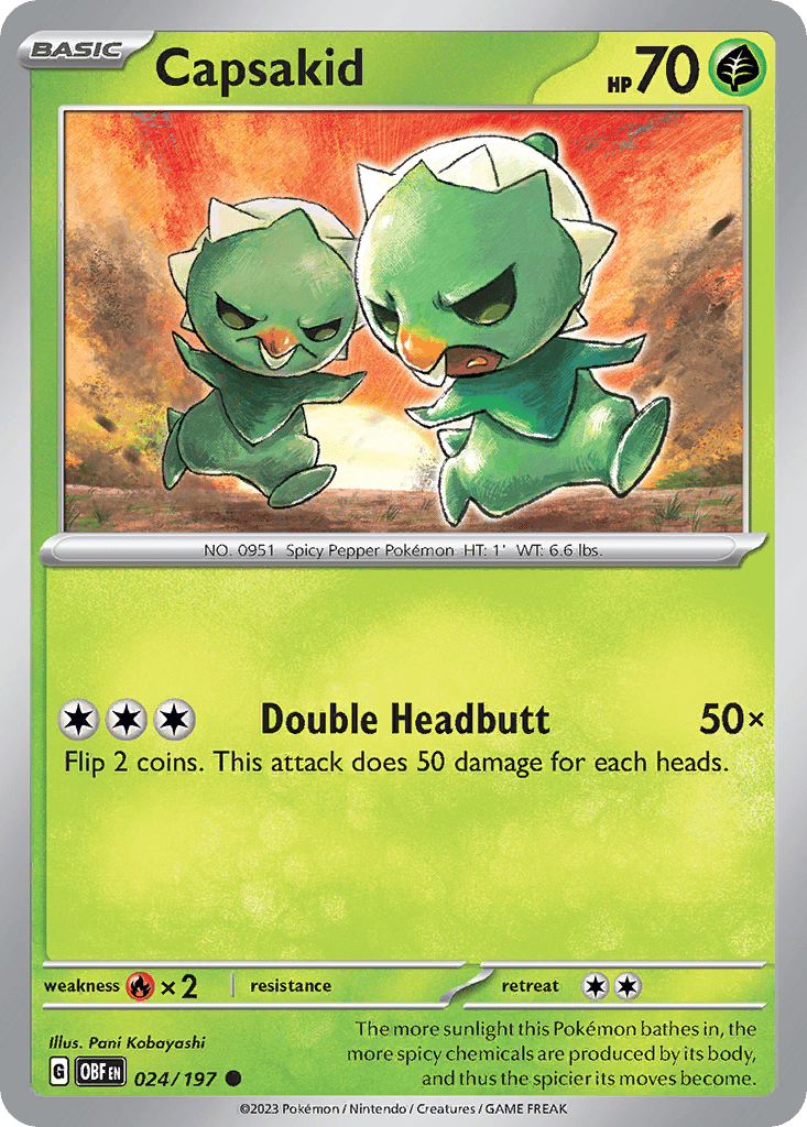 Capsakid card