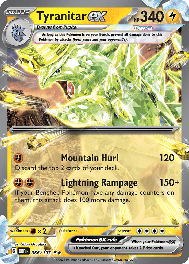 Tyranitar ex card