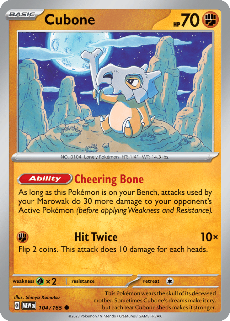 Cubone card