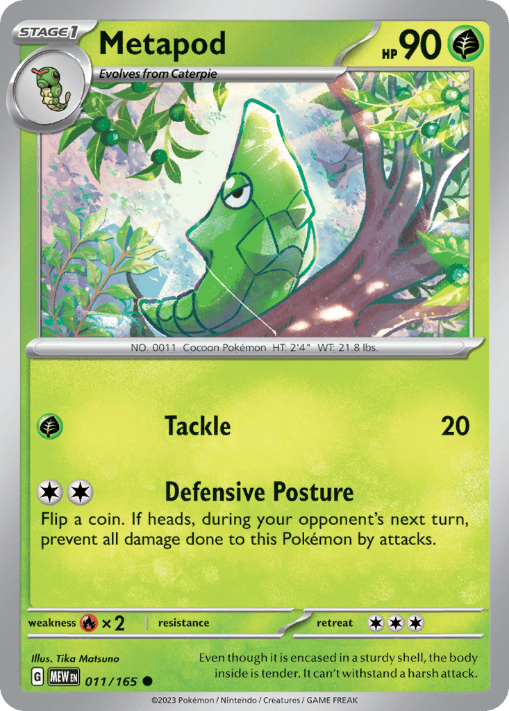 Metapod card