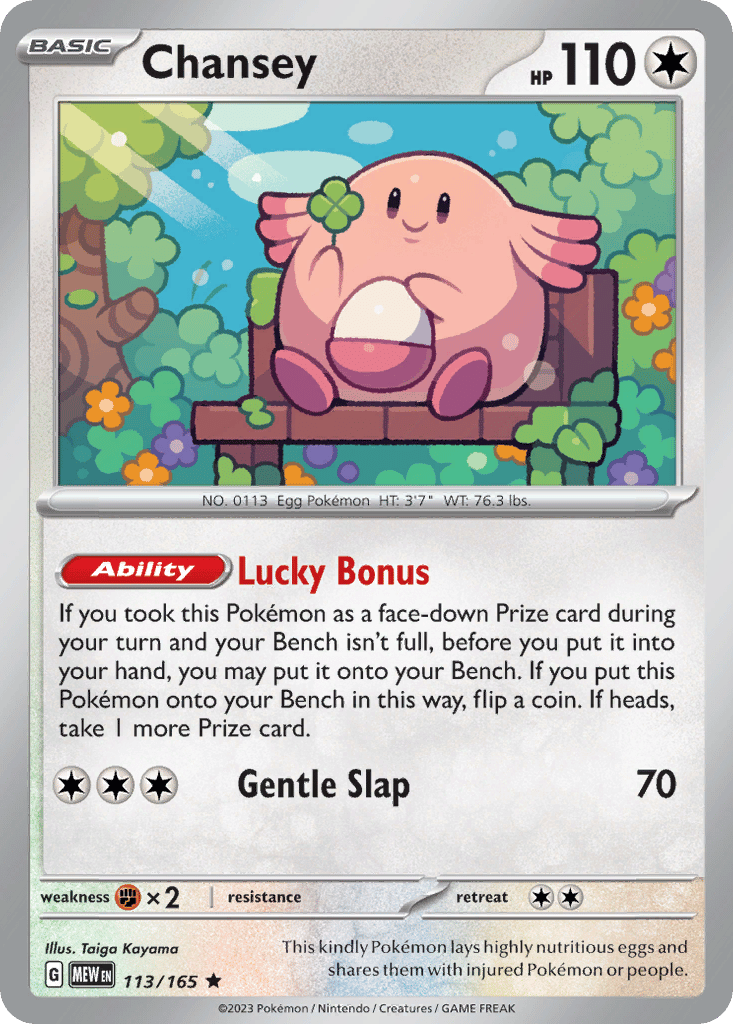Chansey card