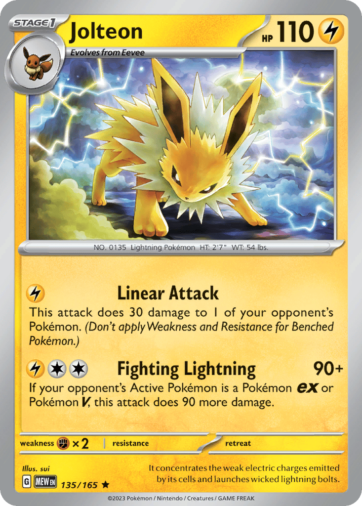 Jolteon card