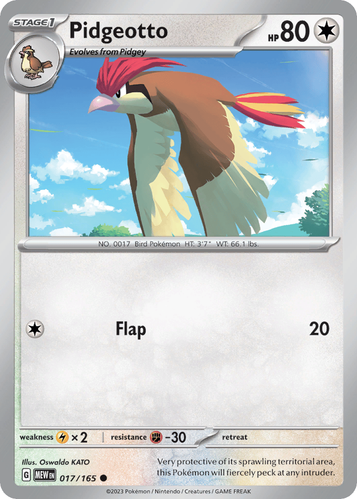 Pidgeotto card