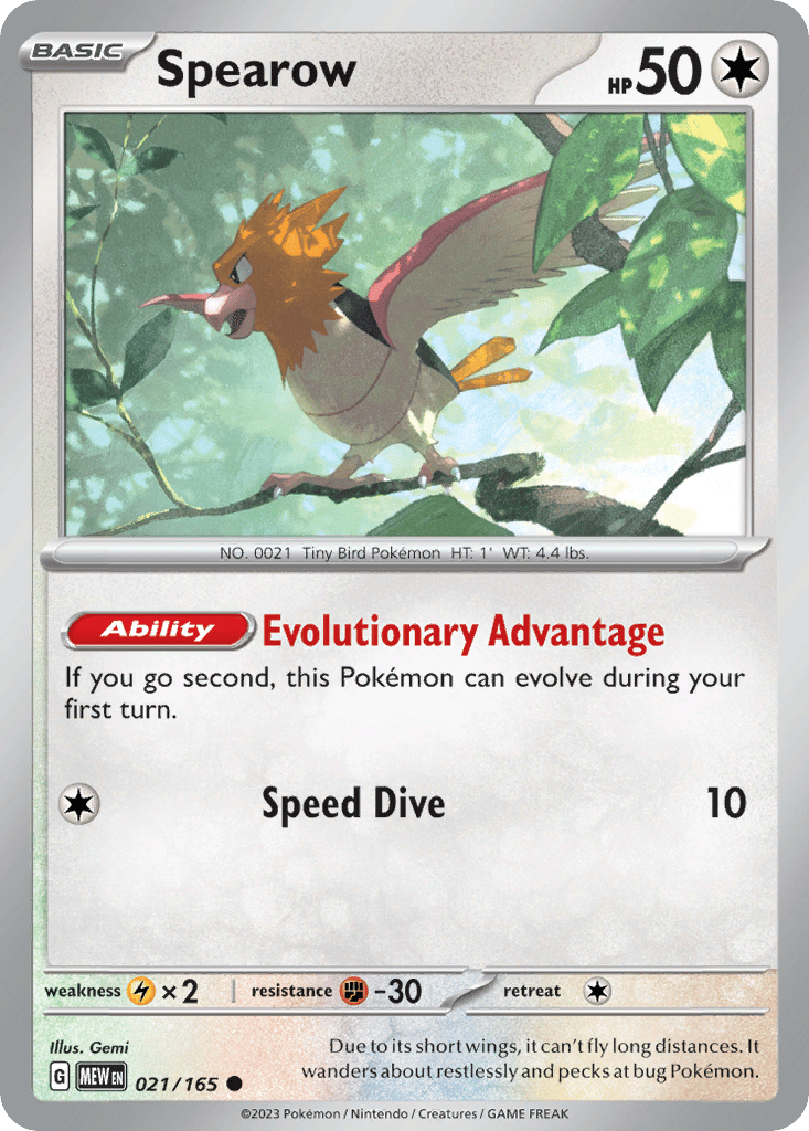 Spearow card