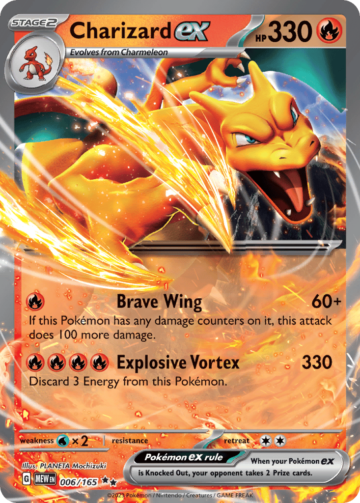 Charizard ex card