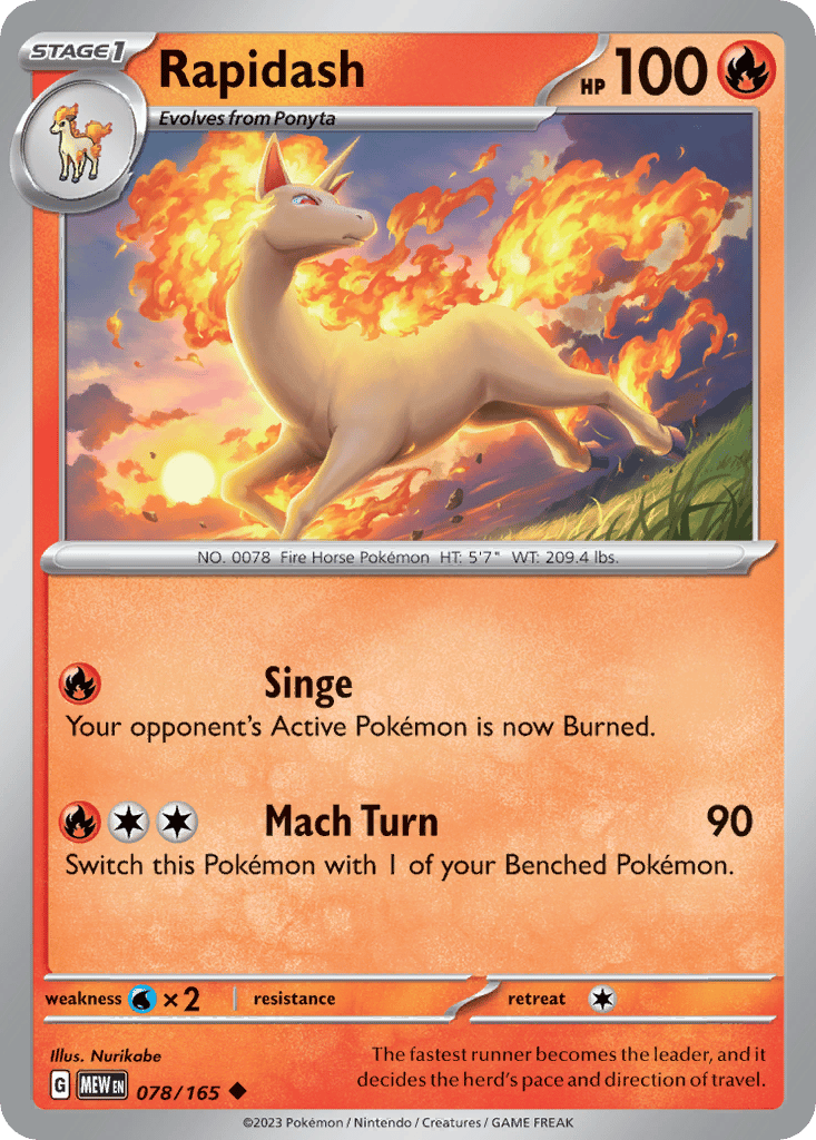 Rapidash card