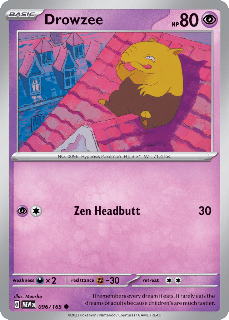 Drowzee card