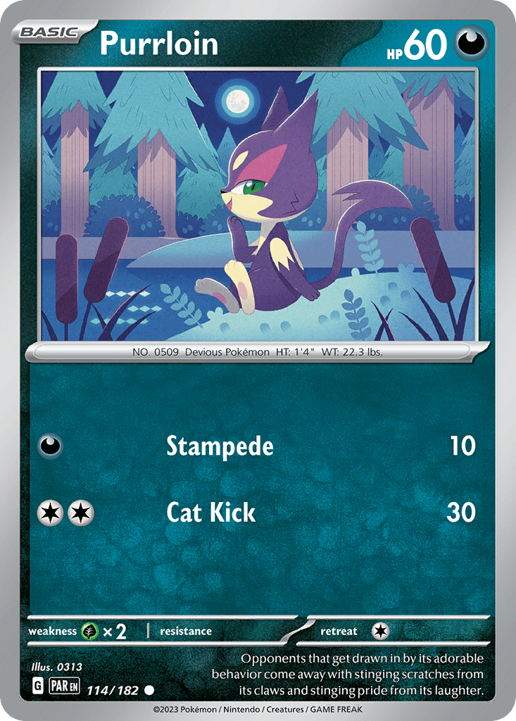Purrloin card