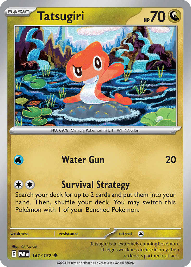 tatsugiri pokemon card full art Pokemon Tatsugiri Ex 226/191 Surging Sparks Full Art