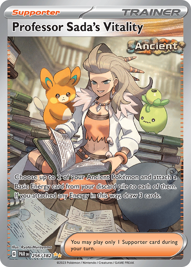 Professor Sada's Vitality card