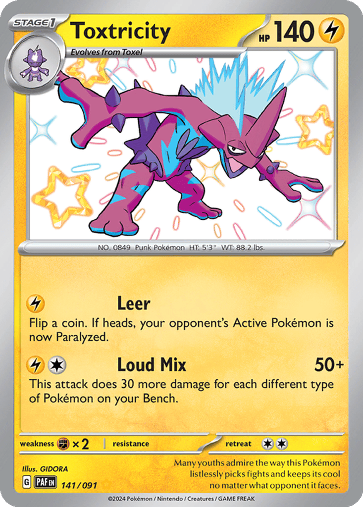 Toxtricity card
