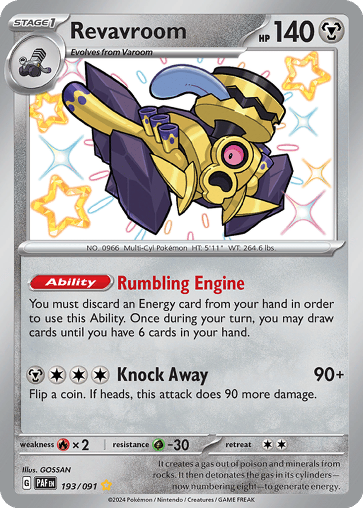Revavroom card