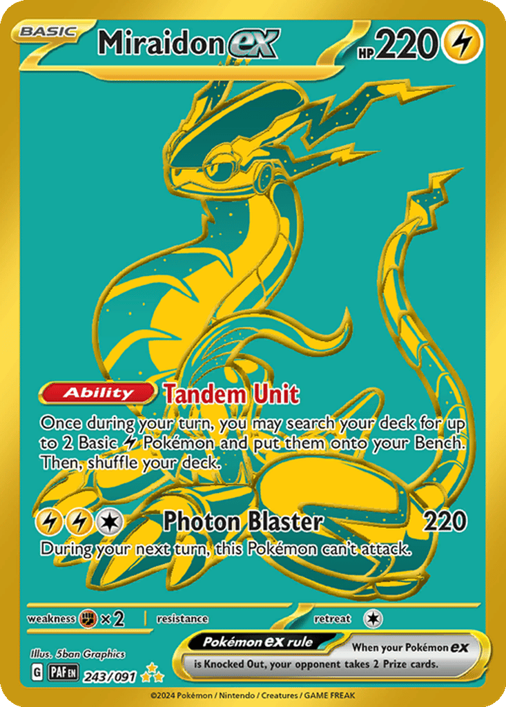 Miraidon ex card