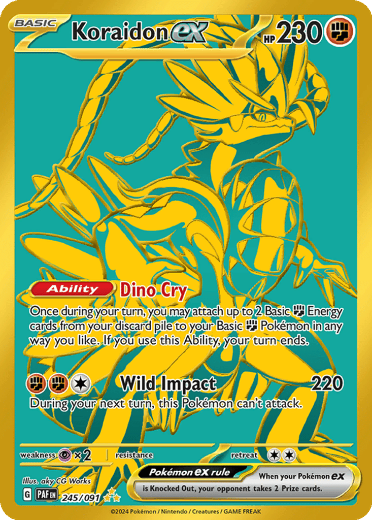 Koraidon ex card