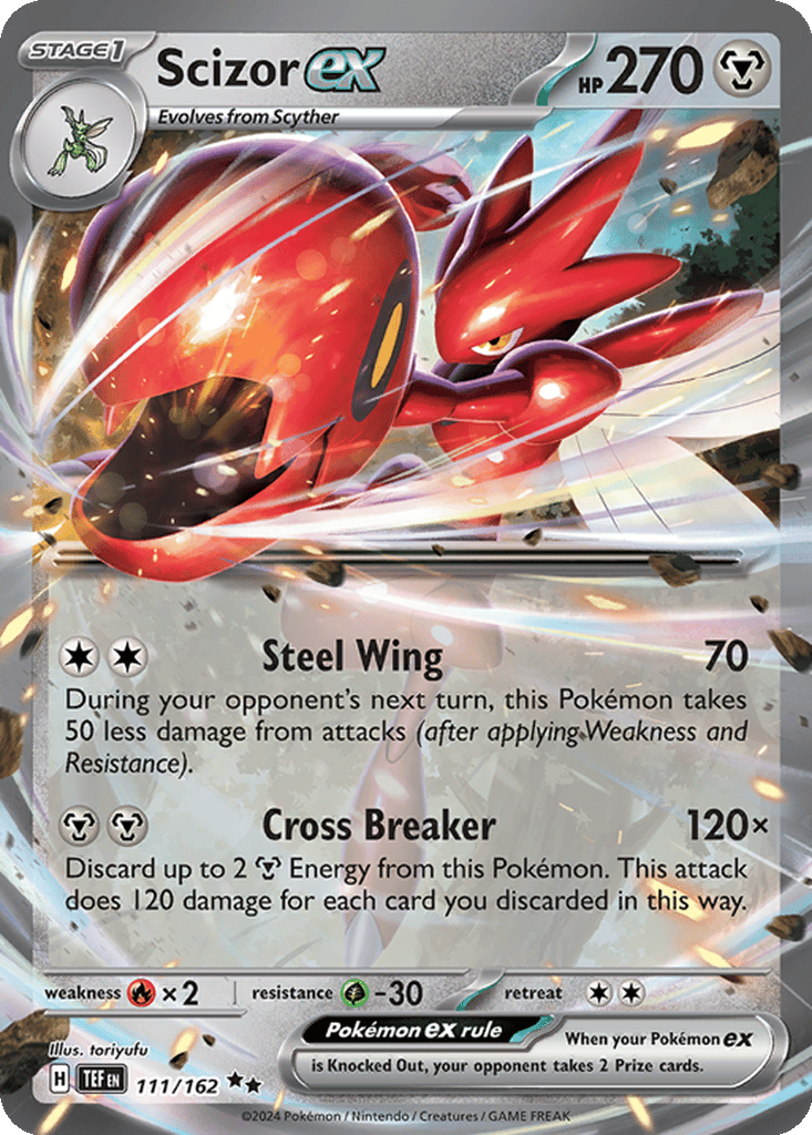 Scizor ex card