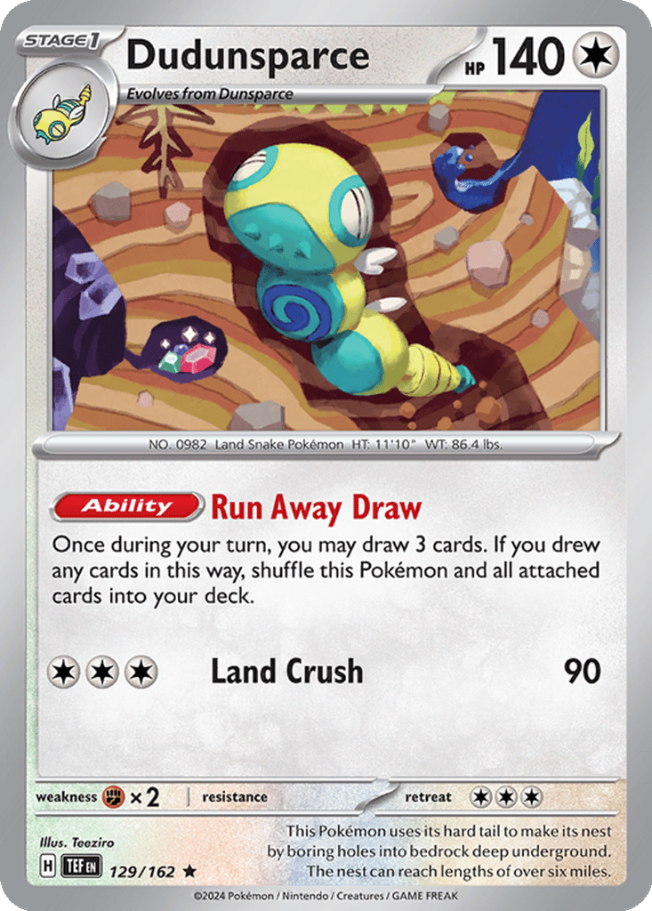 Dudunsparce card