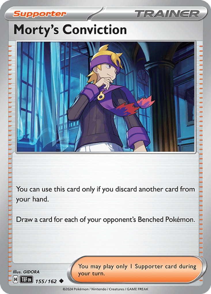 Morty's Conviction card