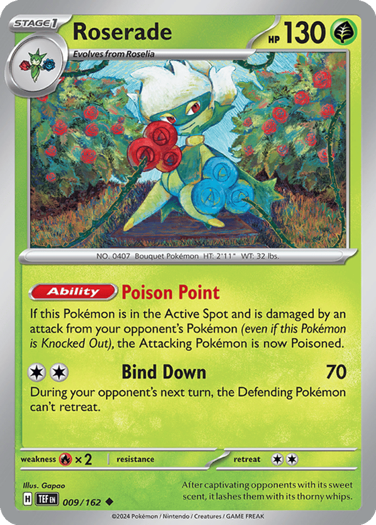 Roserade card