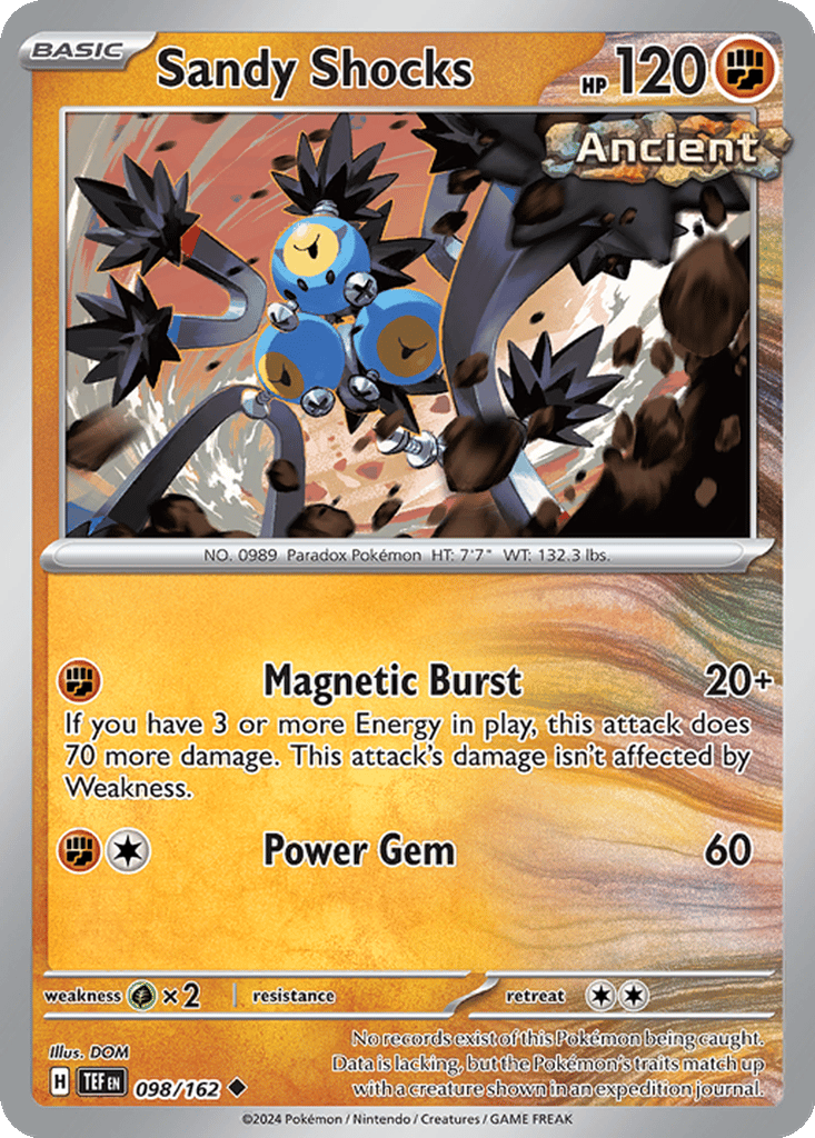 Sandy Shocks Cards | Dex - for TCG Collectors