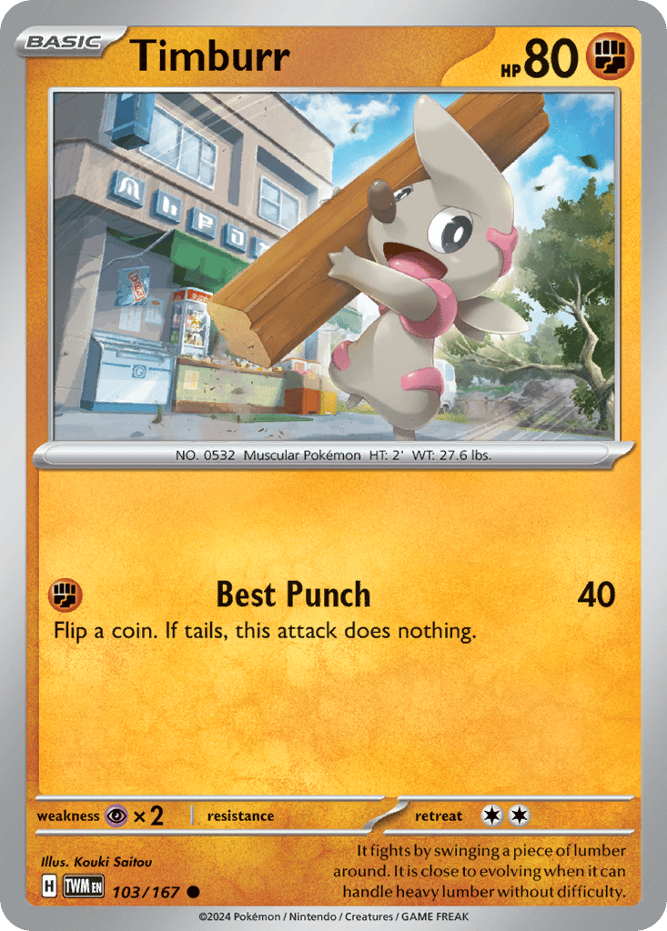 Timburr card
