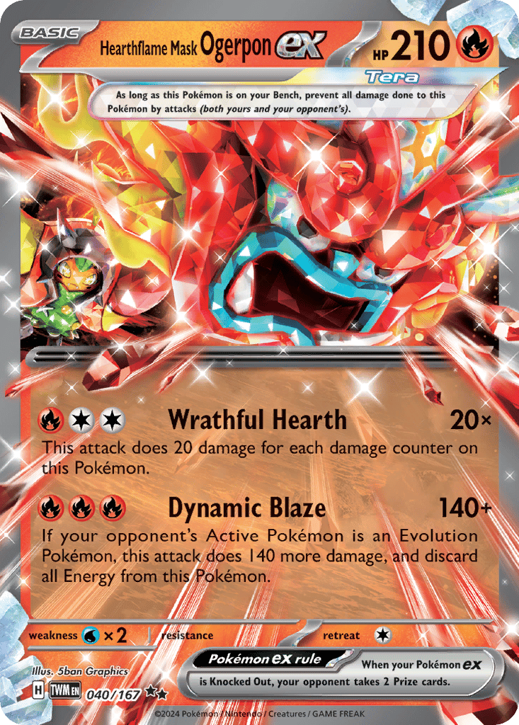 Hearthflame Mask Ogerpon ex card