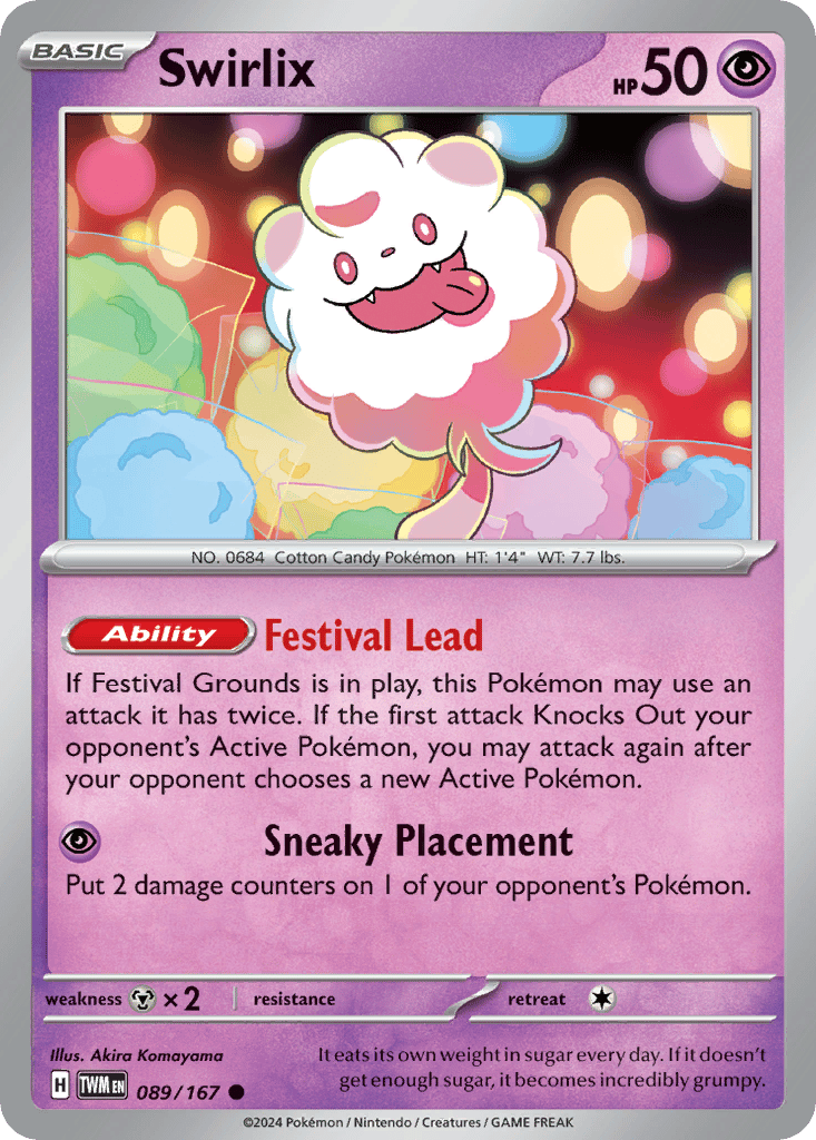 Swirlix card