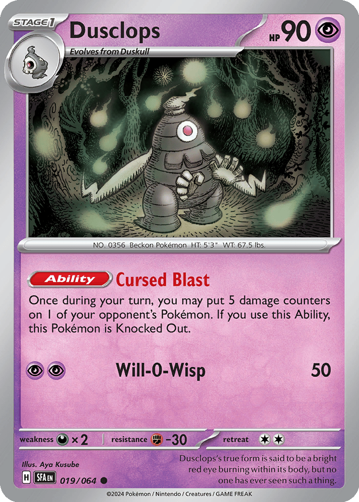 Dusclops card