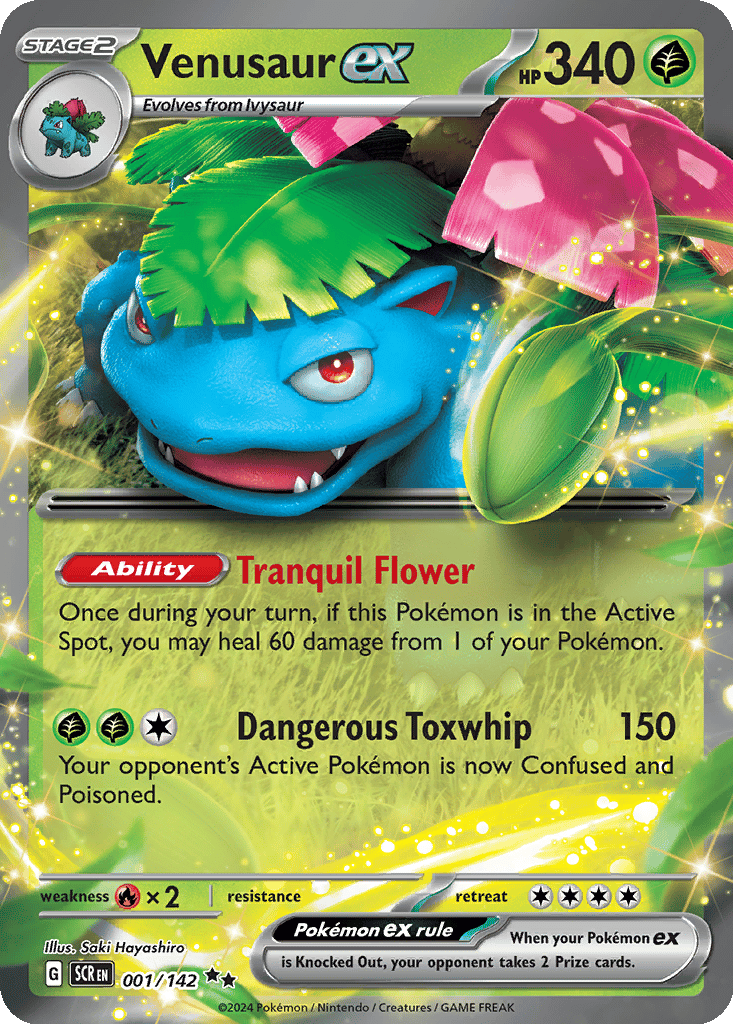 Venusaur ex card