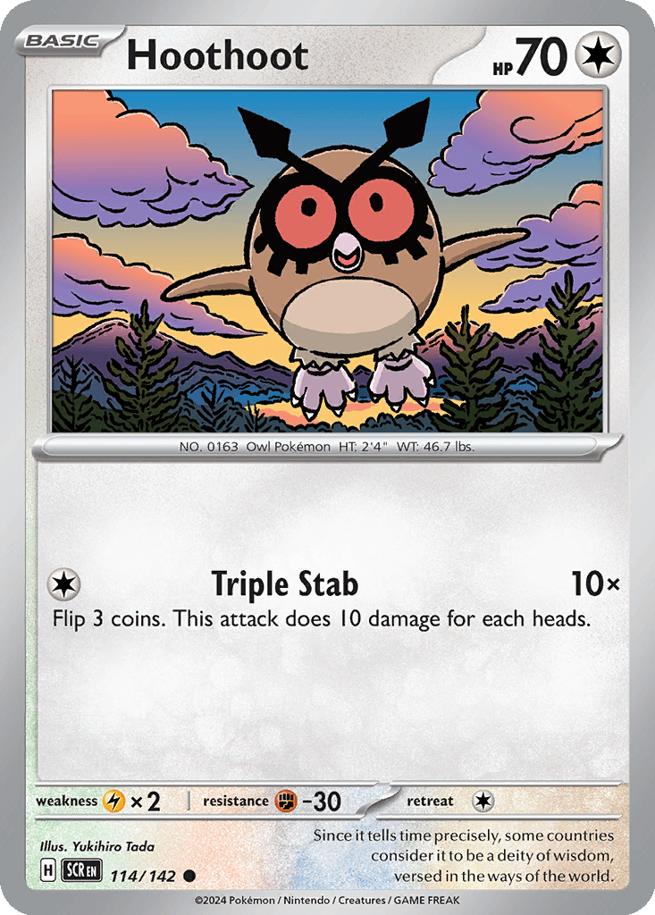 Hoothoot card