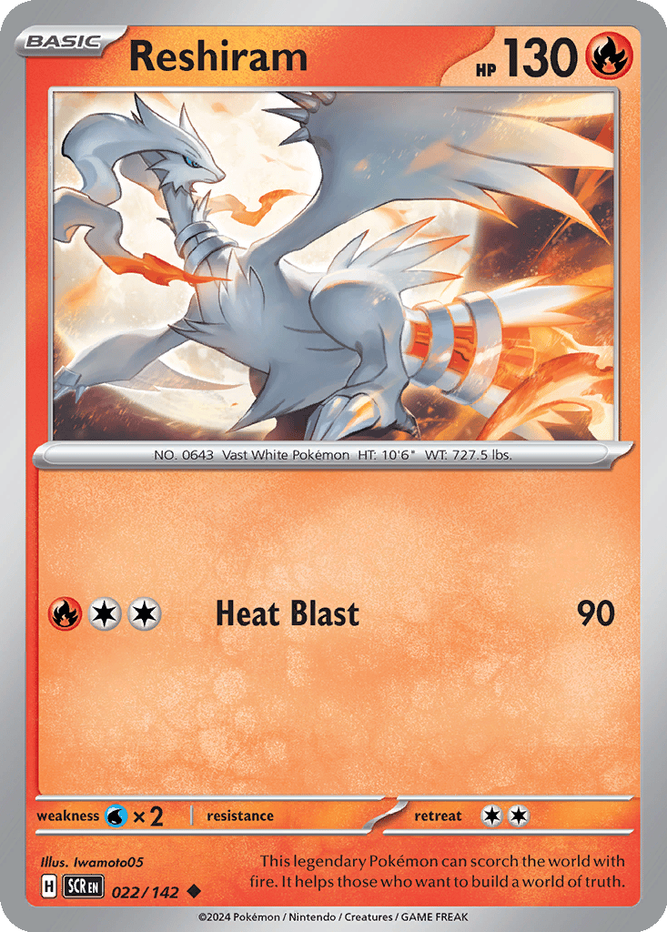 Reshiram card