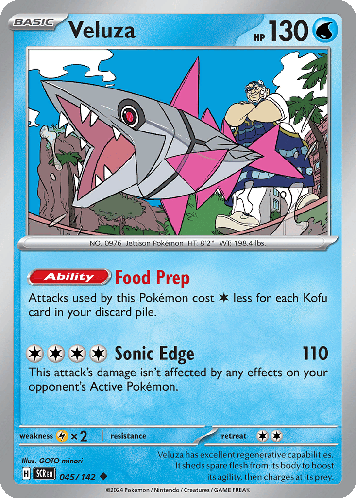 Veluza card