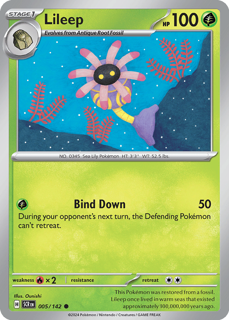 Lileep card