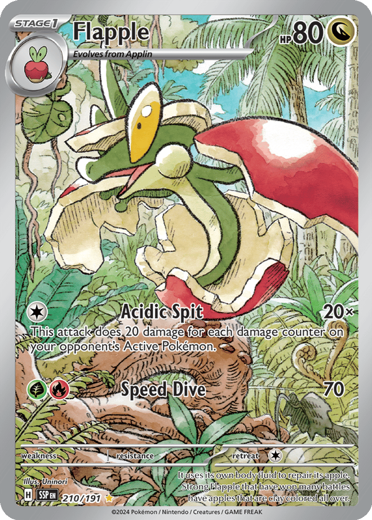 Flapple card