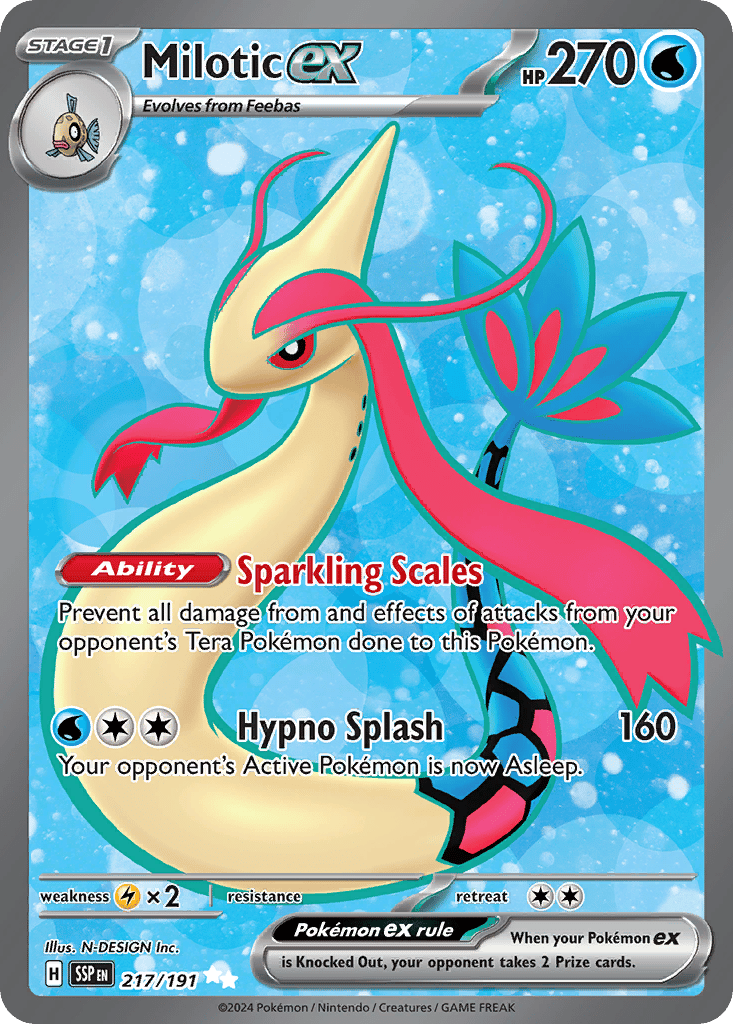 Milotic ex card
