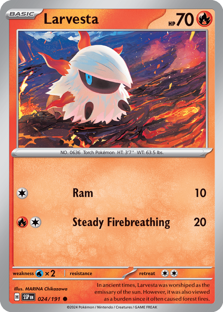 Larvesta card