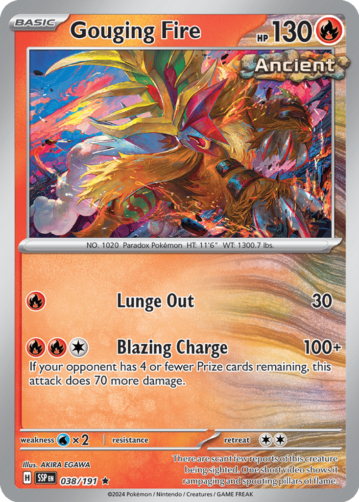 Gouging Fire card