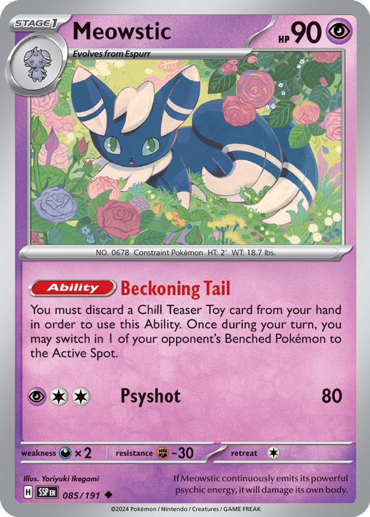 pokemon meowstic card Meowstic (59/122)