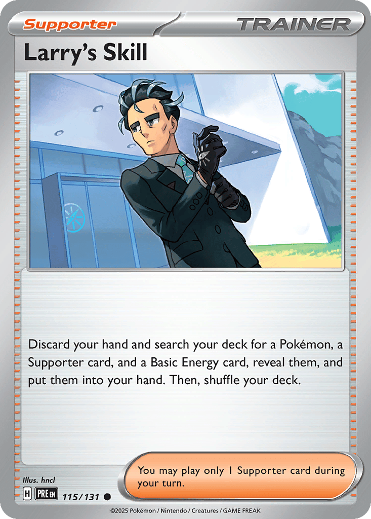 Larry's Skill card