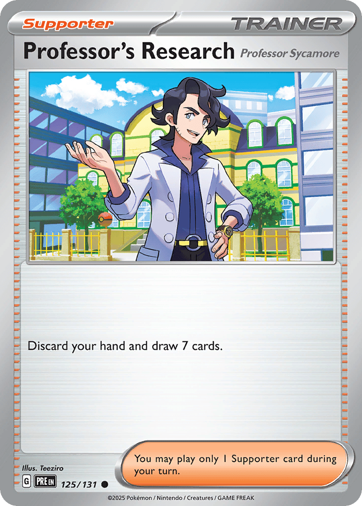 Professor's Research (Professor Sycamore) card