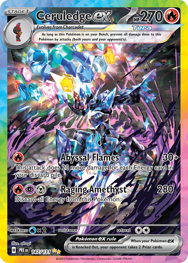 Ceruledge ex card