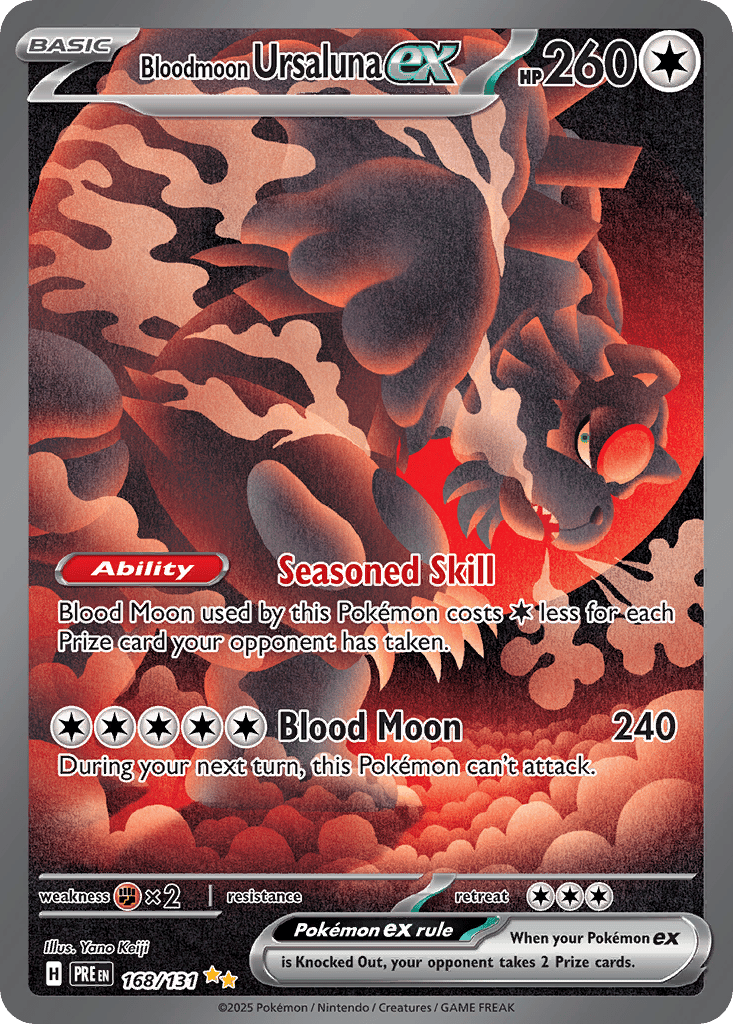 ursaluna pokemon card value Bloodmoon Ursaluna ex - 177 141