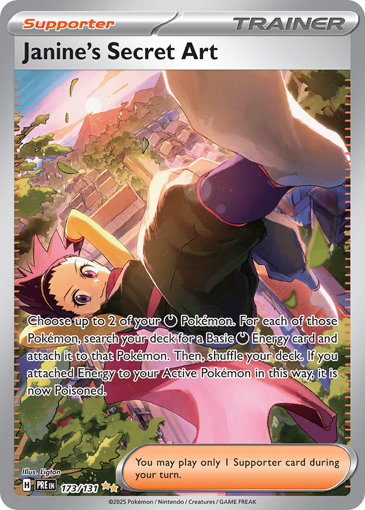 Janine's Secret Art card