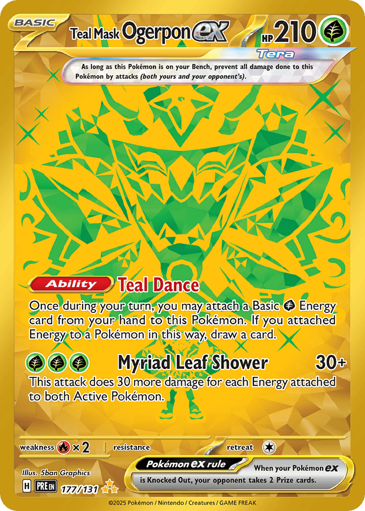 Teal Mask Ogerpon ex card