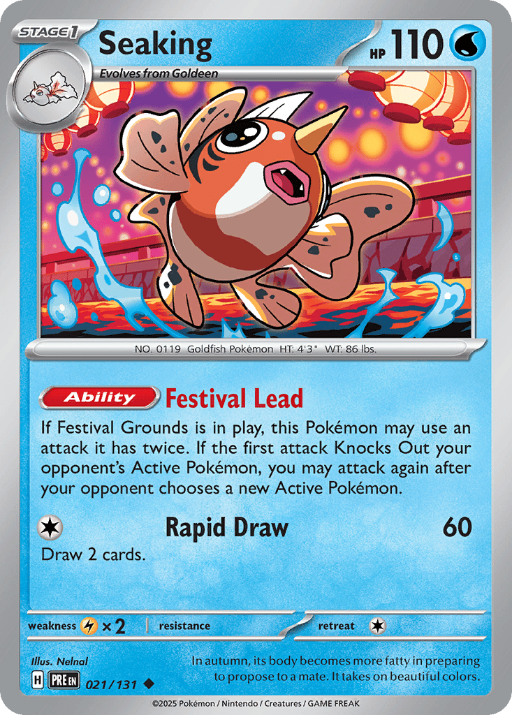 Seaking card