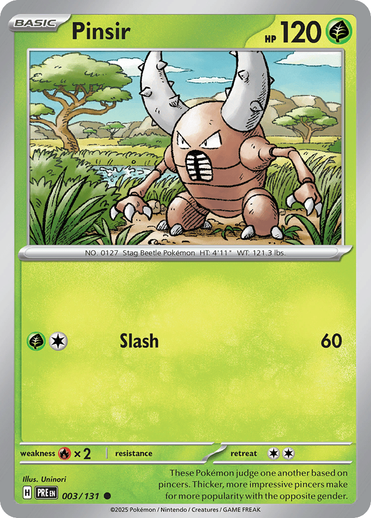 Pinsir card