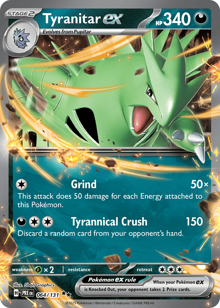 Tyranitar ex card