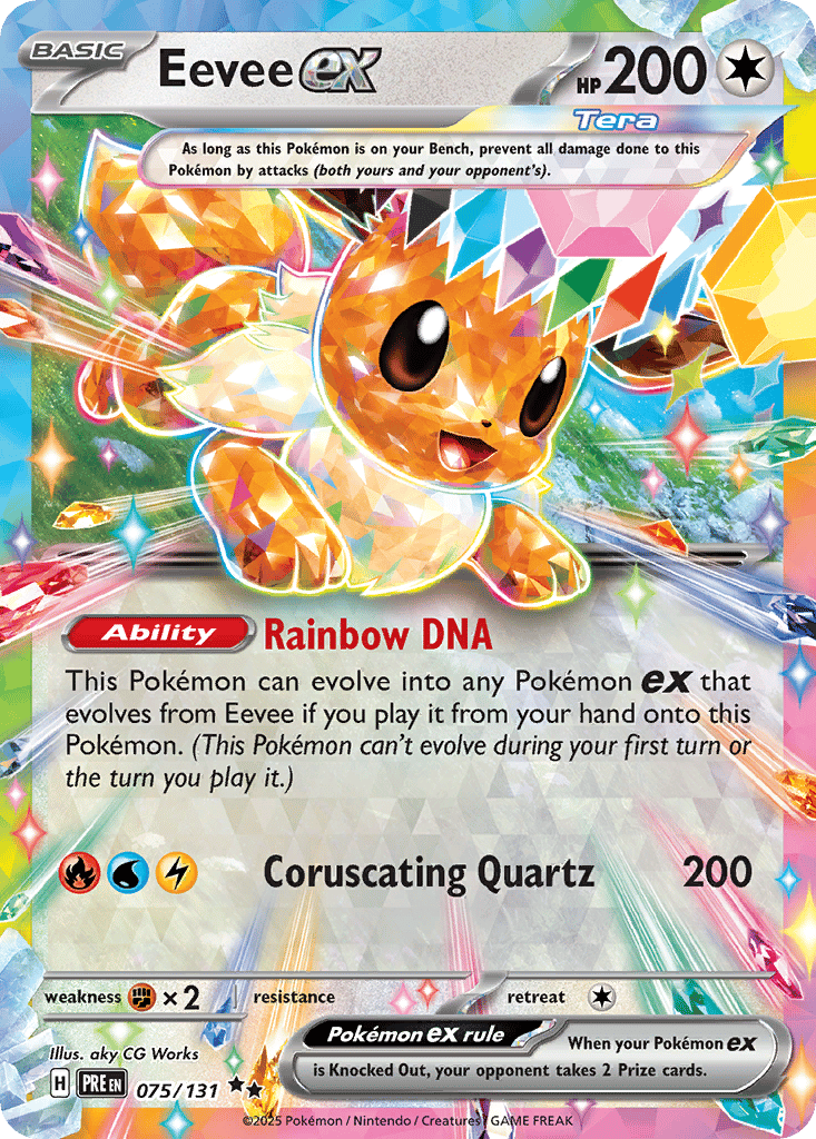 Eevee ex card