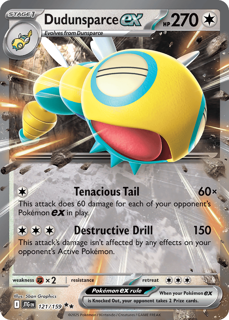 Dudunsparce ex card