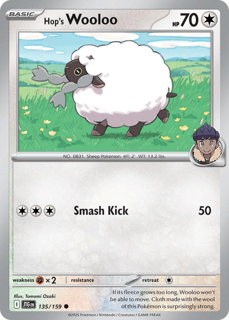 Hop's Wooloo card