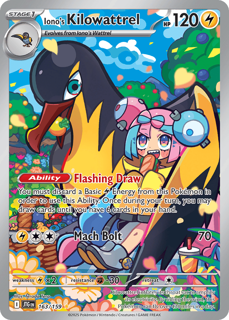 Iono's Kilowattrel card